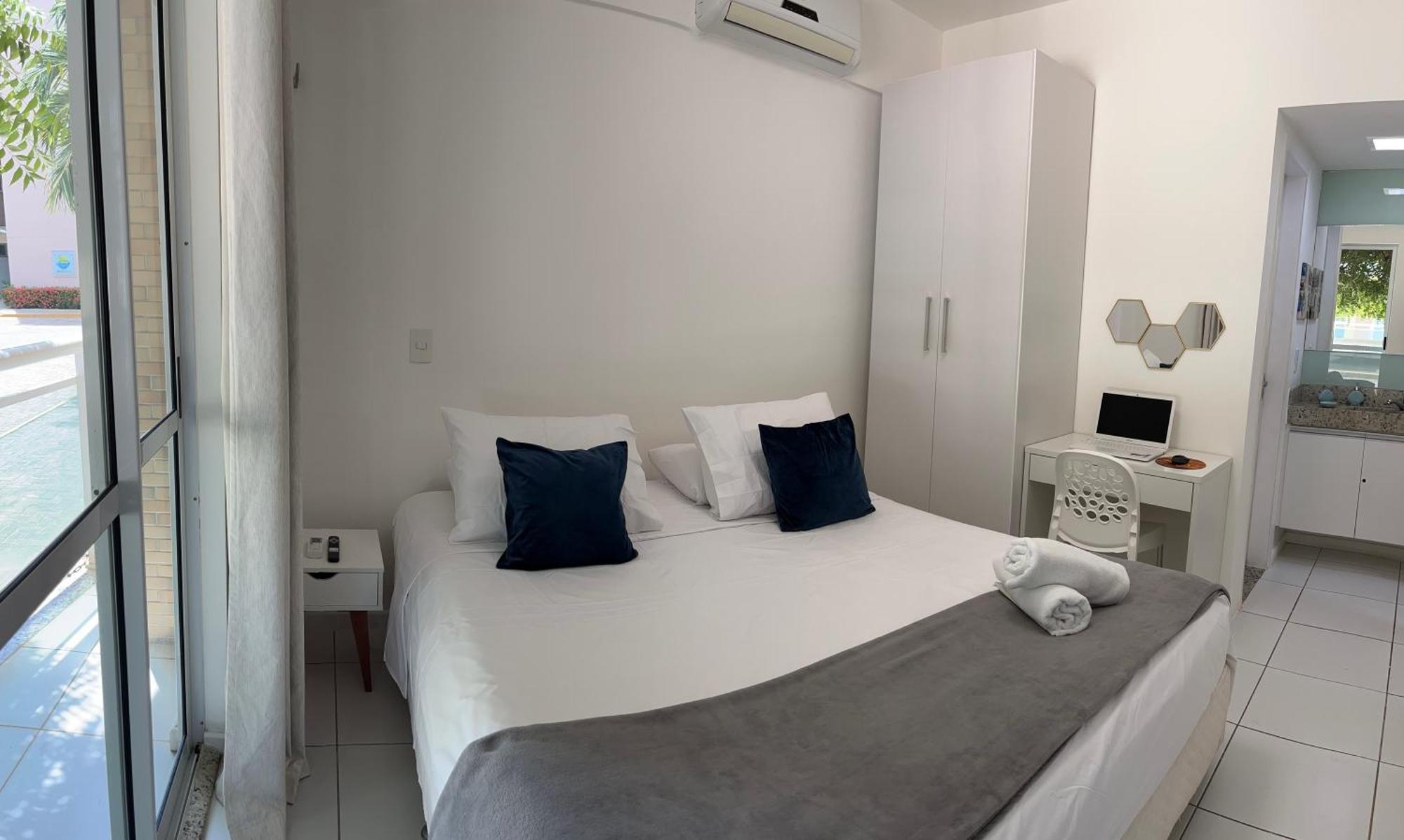 Palm Beach Porto Das Dunas, Apartamento Todo Climatizado Terreo A 350 Metros Beach Park Aquiraz Eksteriør bilde