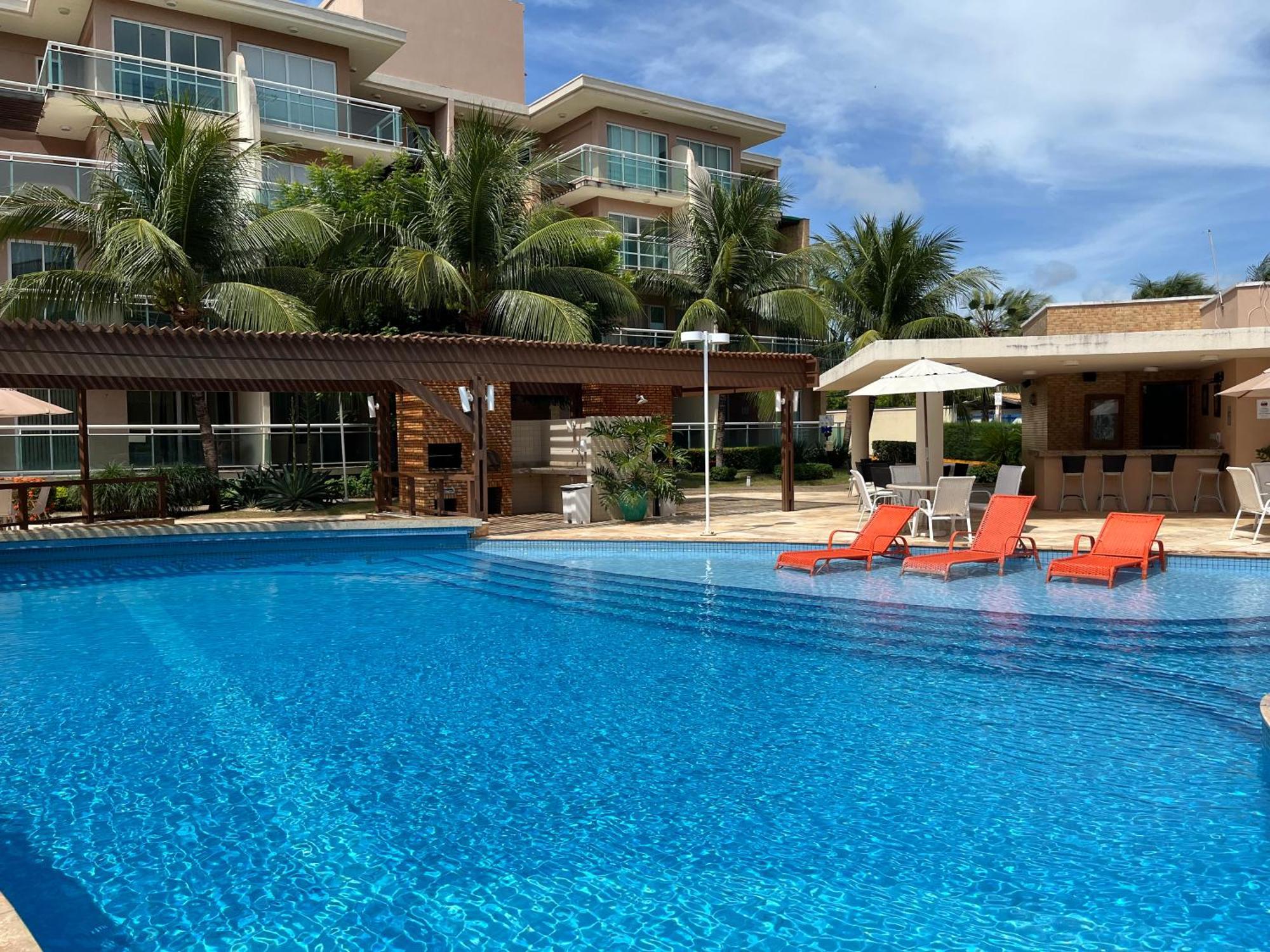 Palm Beach Porto Das Dunas, Apartamento Todo Climatizado Terreo A 350 Metros Beach Park Aquiraz Eksteriør bilde